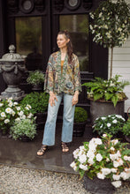 Load image into Gallery viewer, Market of Stars Love Grows Wild Pixie Duster Cropped Kimono w/ Bees