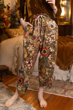 Load image into Gallery viewer, Market of Stars Golden Hour Linen Cropped Artist Pant w/ Floral Print