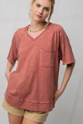 Load image into Gallery viewer, Easel Washed Cotton Basic Tee
