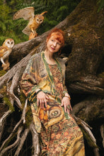 Load image into Gallery viewer, Market of Stars Woodland Wisdom Matinée Duster w/ Florals, Fox & Owl