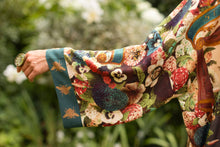 Load image into Gallery viewer, Market of Stars Stay Gold Pixie Duster Cropped Kimono w/ Rabbits and Bees