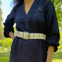 Load image into Gallery viewer, Jenny Krauss Desert Dreams Embroidered Wool Belt