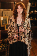 Load image into Gallery viewer, Market of Stars Curiosities Pixie Duster Crop Kimono w/ whimsical print