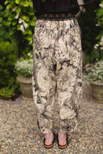 Load image into Gallery viewer, Market of Stars Honey & The Moon Linen Crop Artist Pant w/ Boho Floral Print