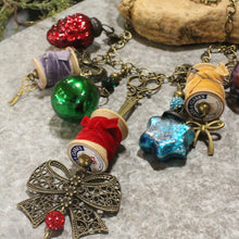 Load image into Gallery viewer, The Primitive Peddler Packages Tied Up With String Charm'd Necklace