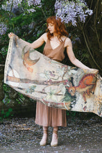 Load image into Gallery viewer, Market of Stars Lovelight Scarf with woodland deer, swallow & poetry