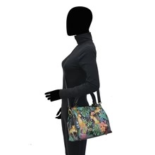 Load image into Gallery viewer, Anuschka Multi Compartment Satchel Jungle Queen