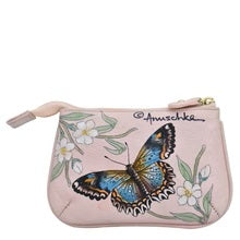Load image into Gallery viewer, Anuschka Medium Zip Pouch Butterfly Melody