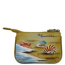 Load image into Gallery viewer, Anuschka Medium Zip Pouch Gift of the Sea
