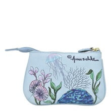Load image into Gallery viewer, Anuschka Medium Zip Pouch Underwater Beauty