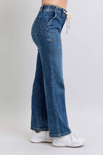 Load image into Gallery viewer, Judy Blue Jeans HW Drawstring Wide