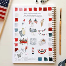 Load image into Gallery viewer, Emily Lex Studio Americana Watercolor Workbook
