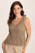 Load image into Gallery viewer, XCVI Grazie Crochet Layer Tank