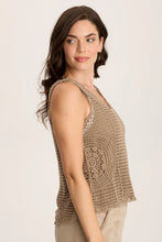 Load image into Gallery viewer, XCVI Grazie Crochet Layer Tank