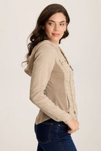 Load image into Gallery viewer, XCVI Balvino Linen Ruched Cord Jacket