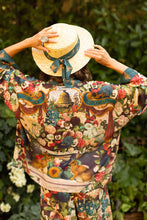 Load image into Gallery viewer, Market of Stars Stay Gold Pixie Duster Cropped Kimono w/ Rabbits and Bees