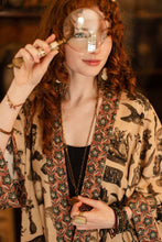 Load image into Gallery viewer, Market of Stars Curiosities Pixie Duster Crop Kimono w/ whimsical print