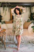 Load image into Gallery viewer, Market of Stars Fleur De Soleil Artist Dress Tunic w/ Pockets & Florals