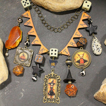 Load image into Gallery viewer, The Primitive Peddler TRICK or TREAT Charm'd Necklace