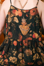 Load image into Gallery viewer, Market of Stars Heart of Gold Bohéme Long Maxi Slip Dress w/ Sacred Heart