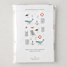 Load image into Gallery viewer, Emily Lex Studio Seaside cotton flour sack tea towel