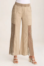 Load image into Gallery viewer, XCVI Tangent Linen/Crochet Wide Leg Pant