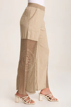 Load image into Gallery viewer, XCVI Tangent Linen/Crochet Wide Leg Pant