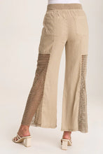 Load image into Gallery viewer, XCVI Tangent Linen/Crochet Wide Leg Pant