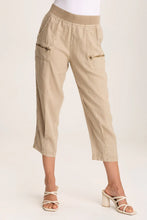 Load image into Gallery viewer, XCVI Camden Linen Tapered Crop Pant