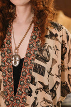 Load image into Gallery viewer, Market of Stars Curiosities Pixie Duster Crop Kimono w/ whimsical print