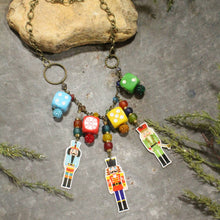 Load image into Gallery viewer, The Primitive Peddler Nutcrackers Game Day Charm'd Necklace
