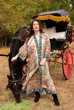 Load image into Gallery viewer, Market of Stars Love Revolution Opera Duster Kimono Robe w/ horse & florals