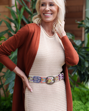 Load image into Gallery viewer, Jenny Krauss Folklorica Floral Embroidered Wool Belt