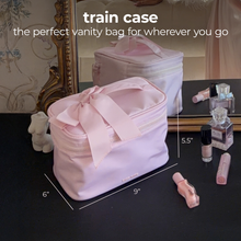 Load image into Gallery viewer, Case-Mate Ballet Pink Makeup Train Case
