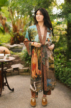 Load image into Gallery viewer, Market of Stars Secret Garden Opera Duster Kimono Robe w/ Swan, Fan