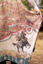 Load image into Gallery viewer, Market of Stars Love Revolution Bohéme Slip Dress w/ Sun, Horse & Florals