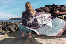 Load image into Gallery viewer, Market of Stars Moonstruck Bohemian Goddess Starduster Kimono w/ Waves