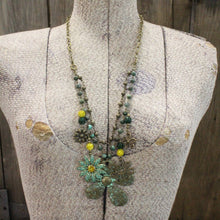 Load image into Gallery viewer, The Primitive Peddler Shasta Daisy Kind Of Day Layered Necklace