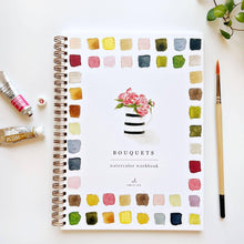 Load image into Gallery viewer, Emily Lex Studio Bouquets watercolor workbook