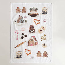 Load image into Gallery viewer, Emily Lex Studio Christmas sweets tea towel