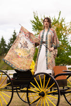 Load image into Gallery viewer, Market of Stars Love Revolution Bohemian Scarf with sun, horse, & florals