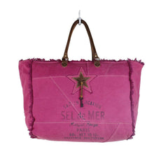 Load image into Gallery viewer, Myra Bag Popping Pink Weekender Bag