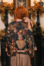 Load image into Gallery viewer, Market of Stars Heart of Gold Pixie Duster Crop Kimono w/ Sacred Heart