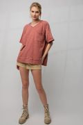 Load image into Gallery viewer, Easel Washed Cotton Basic Tee