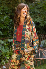 Load image into Gallery viewer, Market of Stars Stay Gold Pixie Duster Cropped Kimono w/ Rabbits and Bees