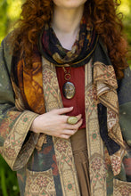 Load image into Gallery viewer, Market of Stars The Messenger Scarf with Joan of Arc, Florals & Fox