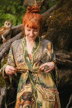 Load image into Gallery viewer, Market of Stars Woodland Wisdom Matinée Duster w/ Florals, Fox & Owl