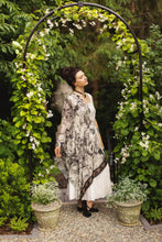 Load image into Gallery viewer, Market of Stars Honey & The Moon Scarf with Neutral Floral Print & Bees