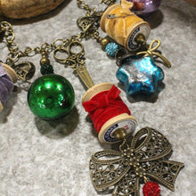 Load image into Gallery viewer, The Primitive Peddler Packages Tied Up With String Charm'd Necklace