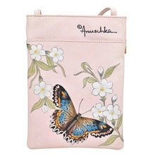 Load image into Gallery viewer, Aunschka Mini Double Zip Travel Crossbody Butterfly Melody